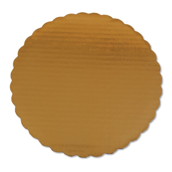 Sct Cake Pads, 10" Dia, Gold, PK200 SCH 1615